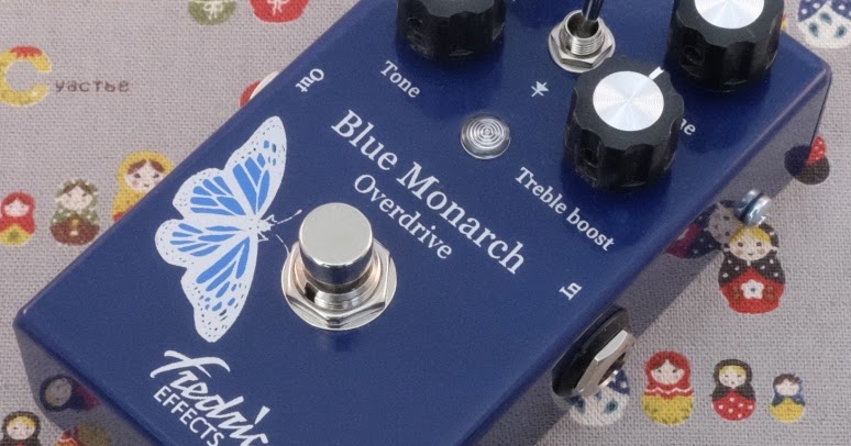 STOMP BOX STEALS: OVERDRIVE- FREDRIC EFFECTS Blue Monarch OD